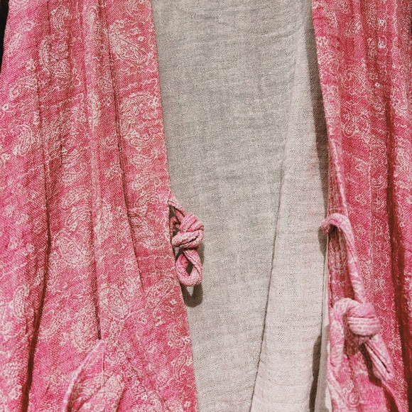 Boho pink cardigan - Picture 3 of 6